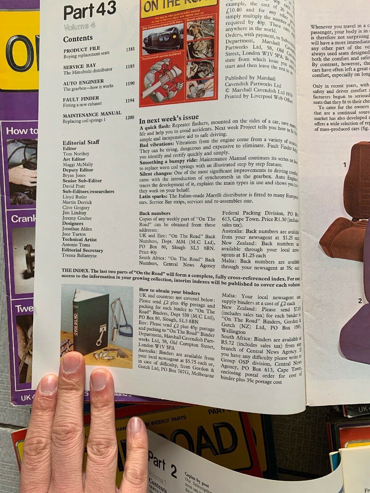 On The Road Marshall Cavendish Handbook 91 Magazines