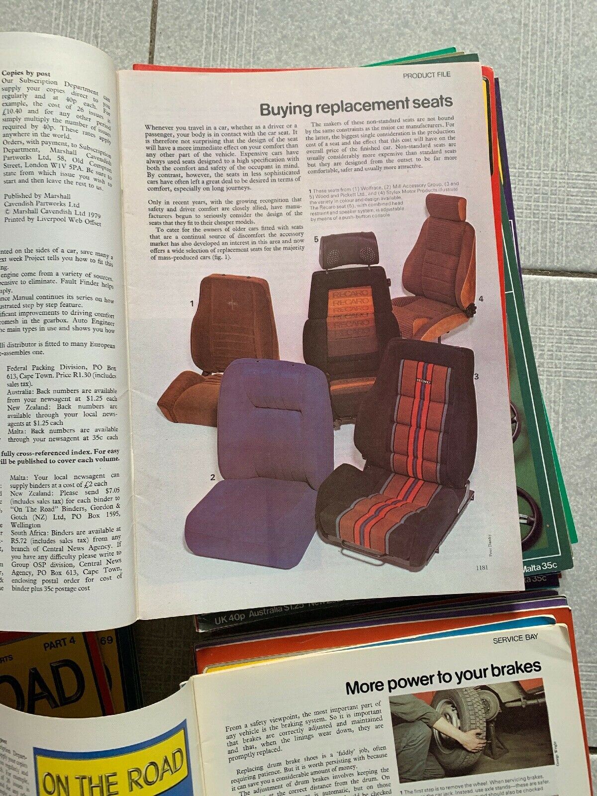 On The Road Marshall Cavendish Handbook 91 Magazines