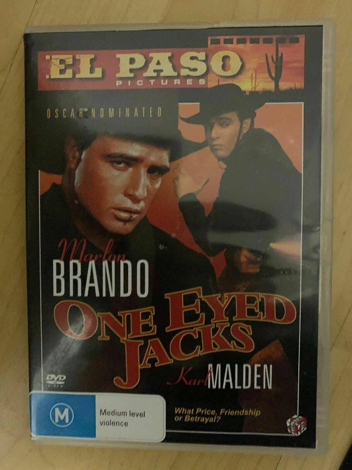 One Eyed Jacks (DVD, 1961) Marlon Brando, Karl Malden, Pina Pellicer. Region 4