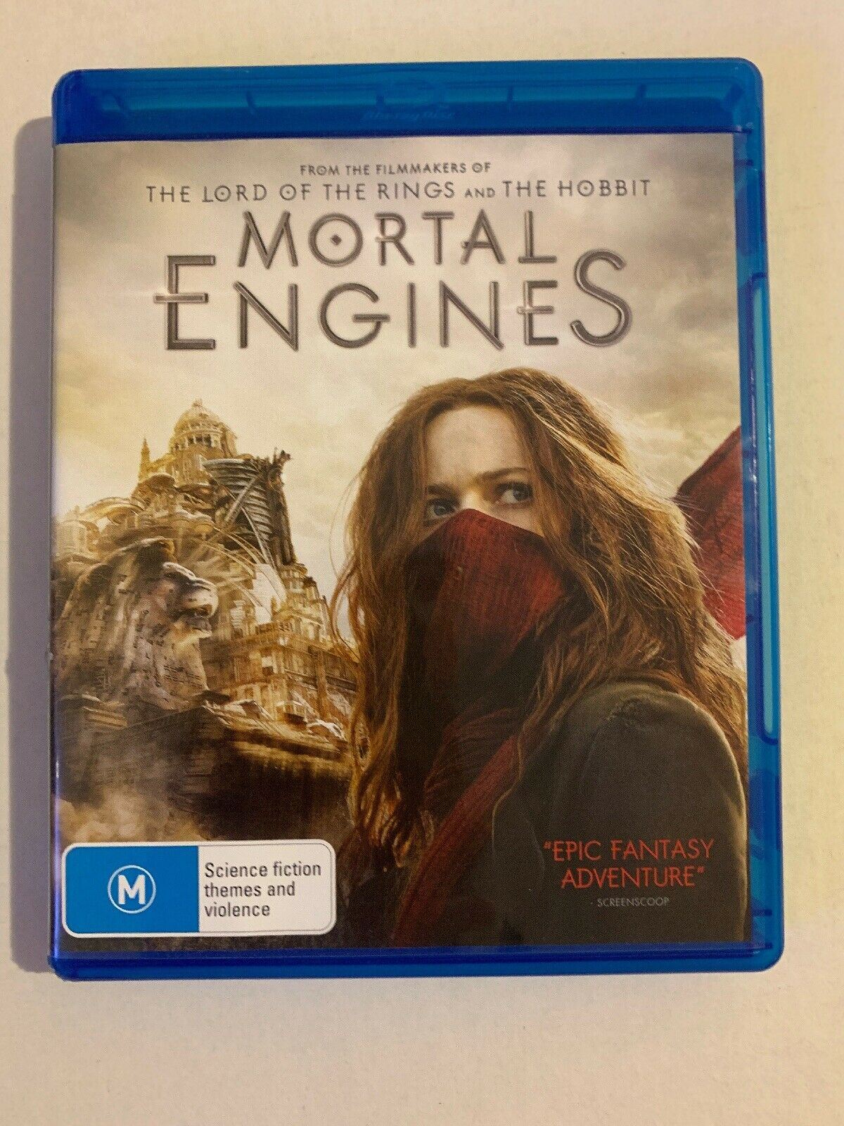 Mortal Engines (Blu-Ray, 2019) Hera Hilmar, Robert Sheehan, Hugo Weaving