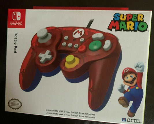 Hori Smash Bros Wired Gamepad Super Mario for Nintendo Switch