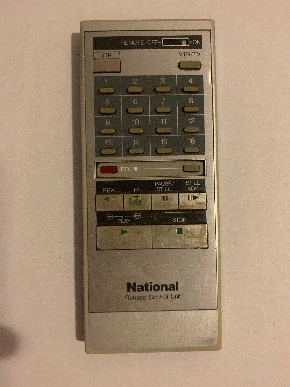 Genuine National VSQ0393 Remote Control Unit VTR TV – Retro Unit