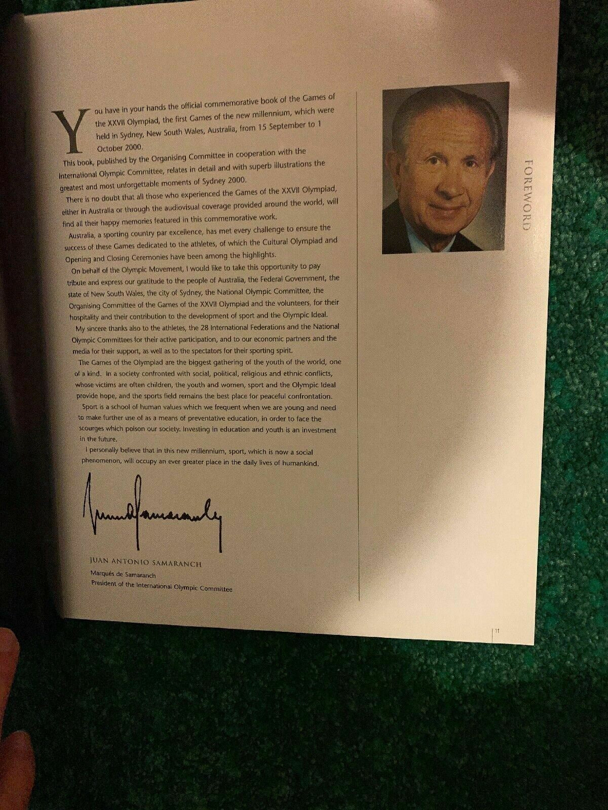 Sydney 2000 The Official Souvenir Book Good Collector Series - Hardcover