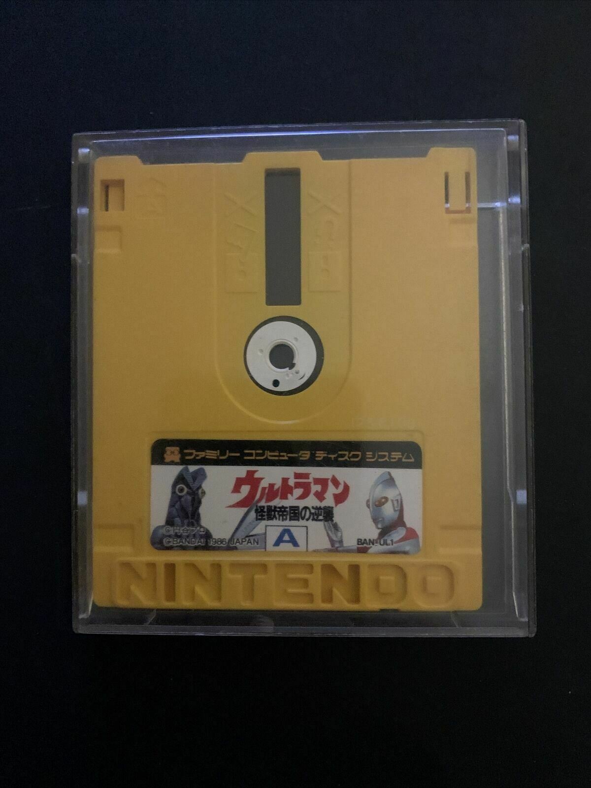 Ultraman - Nintendo Famicom Disk NES NTSC-J Japan FDS 1987 BAN-UL1