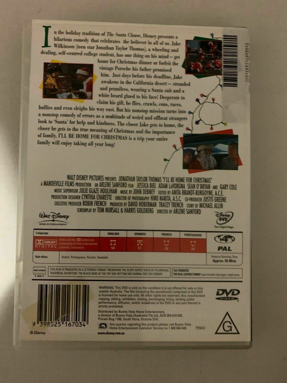 I'll Be Home For Christmas (DVD, 1998) Jonathan Taylor Thomas. Region 4