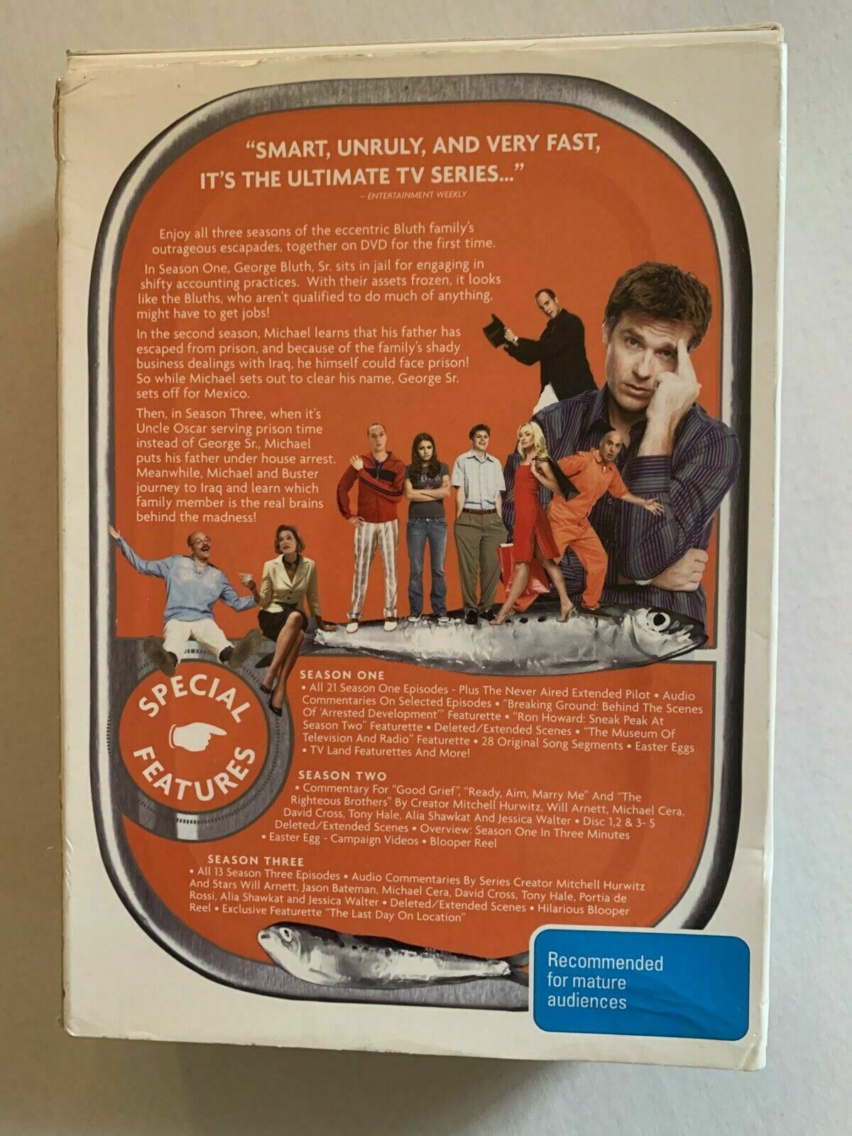 Arrested Development - Complete Season Boxset (DVD, 2007, 8-Disc Set) Region 4