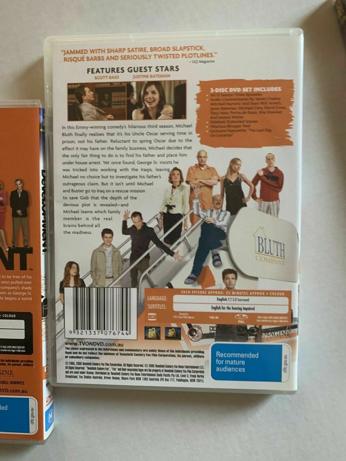 Arrested Development - Complete Season Boxset (DVD, 2007, 8-Disc Set) Region 4