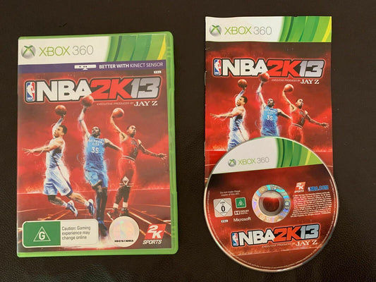 NBA 2K13 XBox 360 Game with Manual