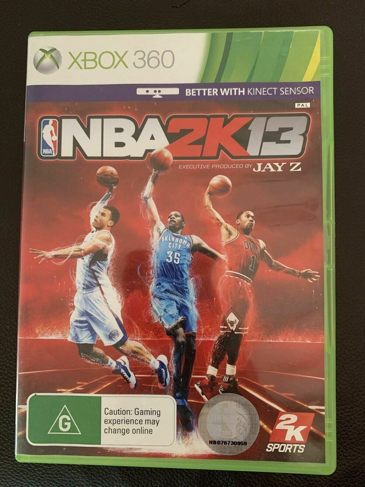 NBA 2K13 XBox 360 Game with Manual