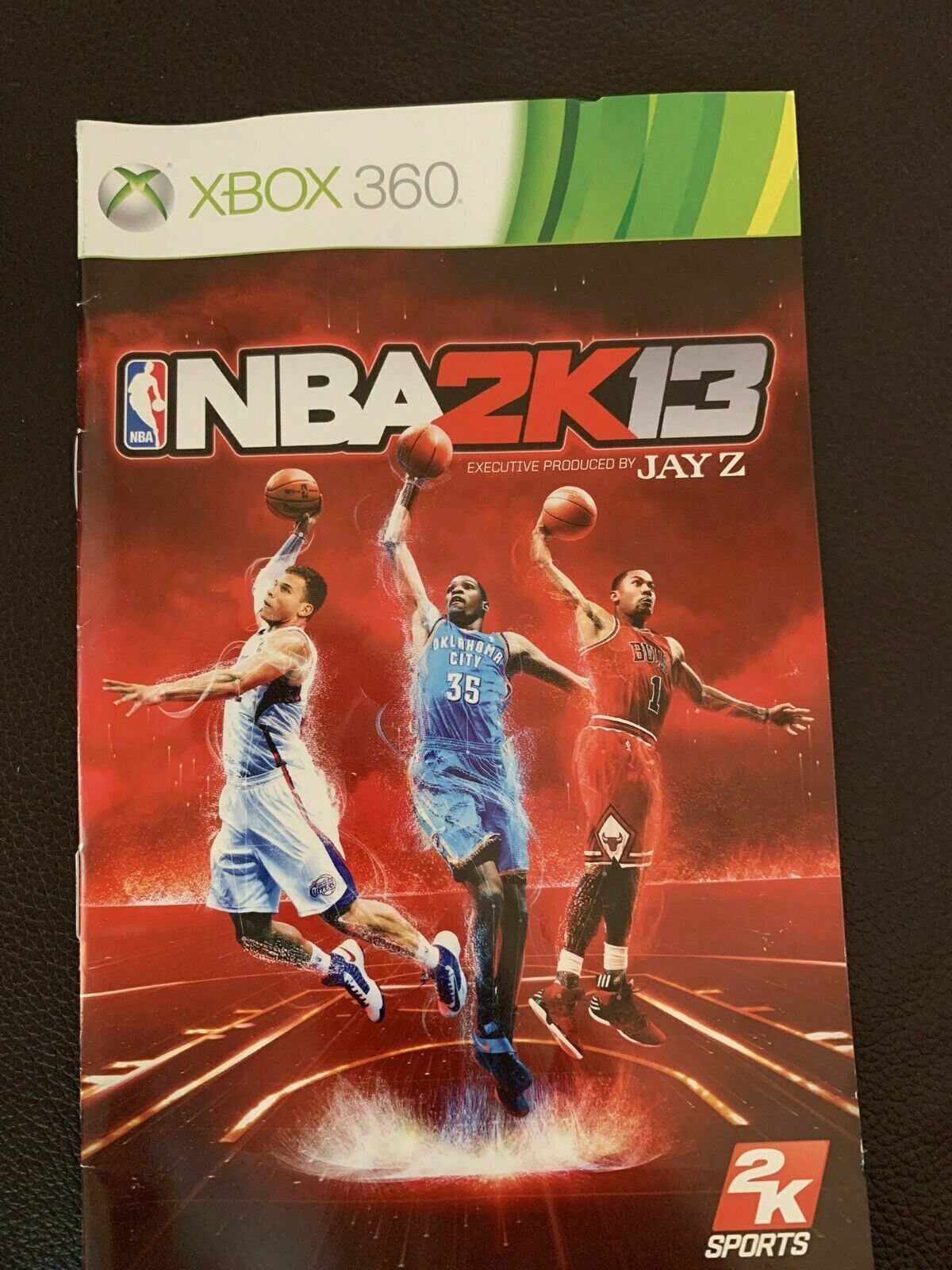 NBA 2K13 XBox 360 Game with Manual