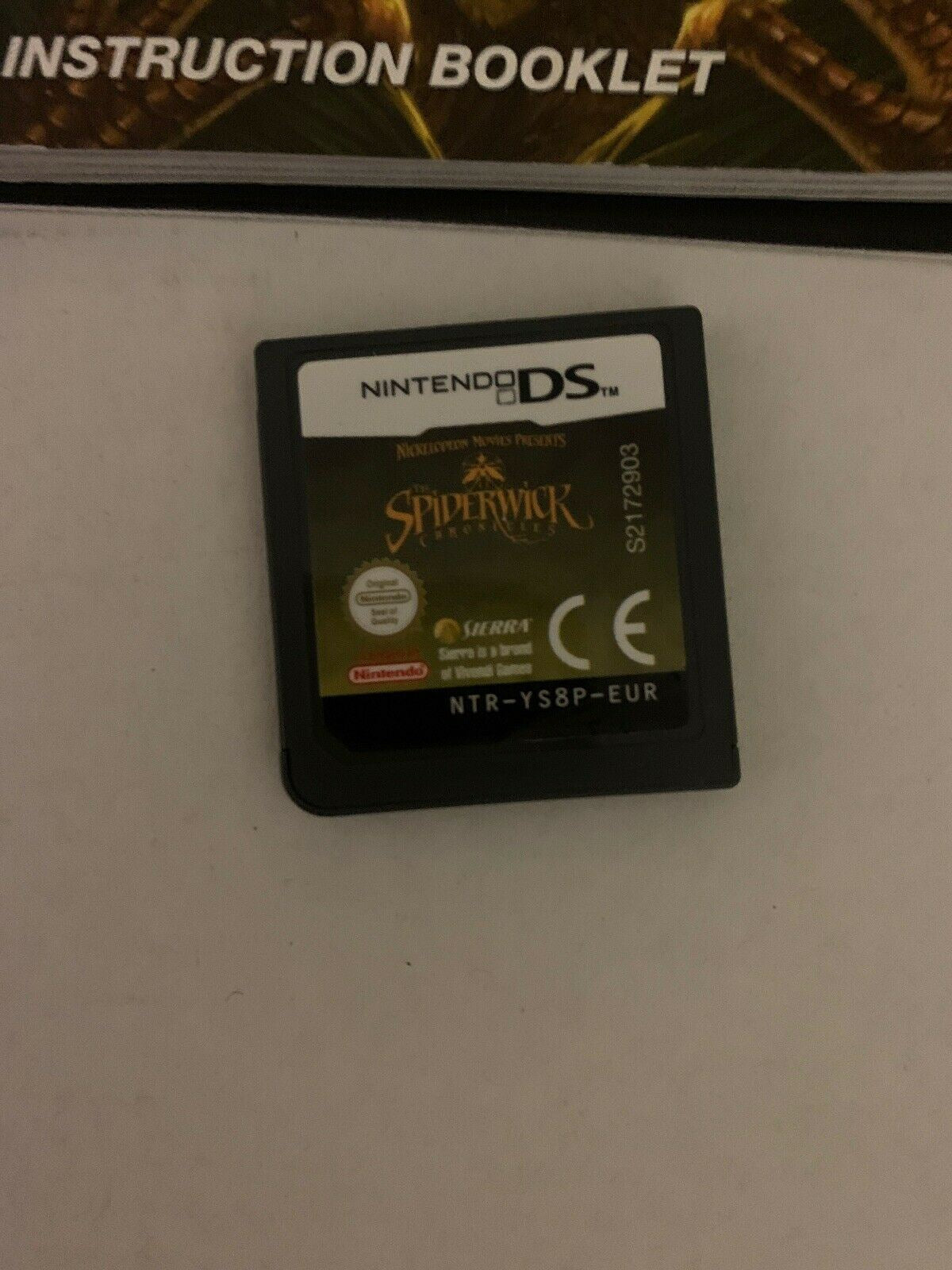 The Spiderwick Chronicles - Nintendo DS Game With Manual