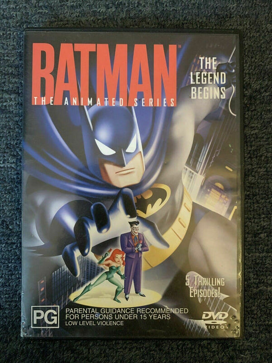 Batman The Animated Series: The Legend Begins (DVD, 2004) Region 4