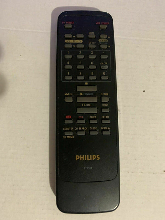Genuine Philips RT7904 Remote Control For TV VCR