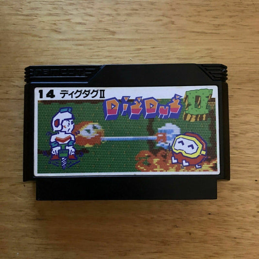 Dig Dug II 2 - Nintendo Famicom NES NTSC-J Japan 1985