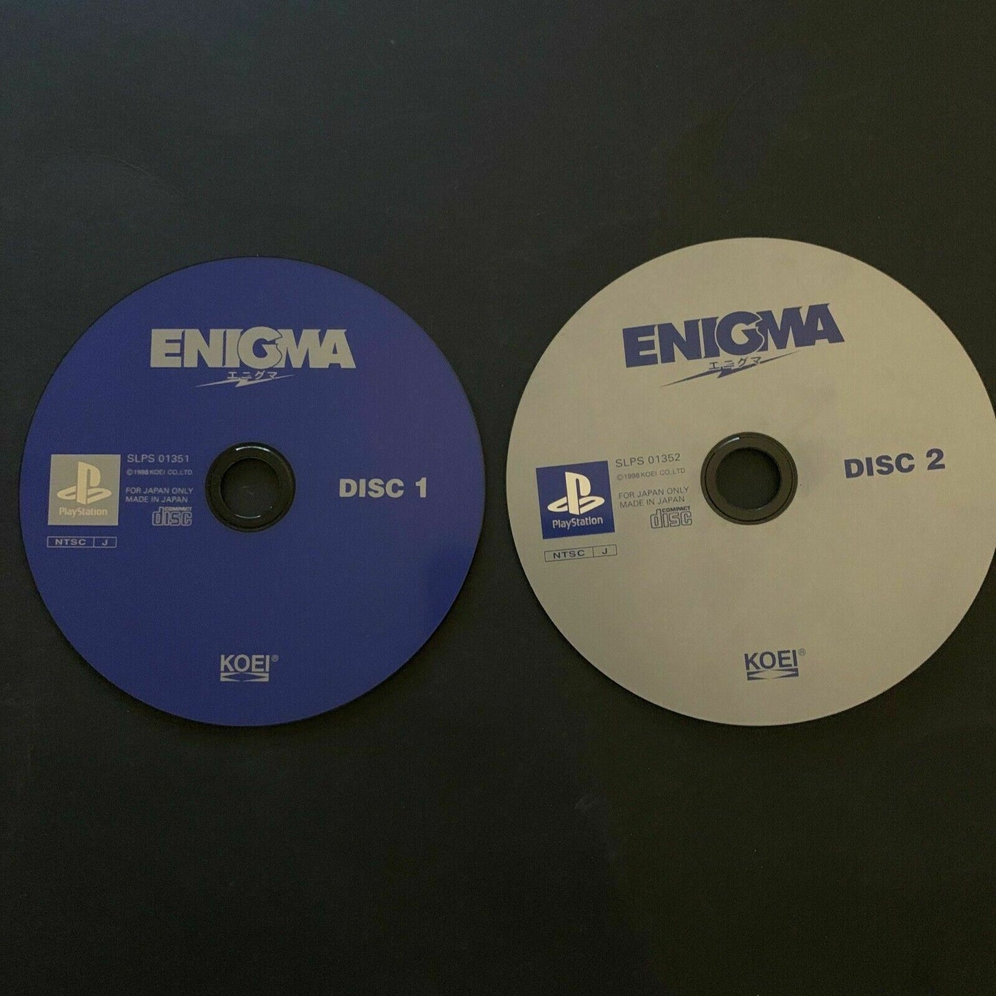 Enigma - Playstation PS1 NTSC-J Japan Survival Horror Action 1998 Game