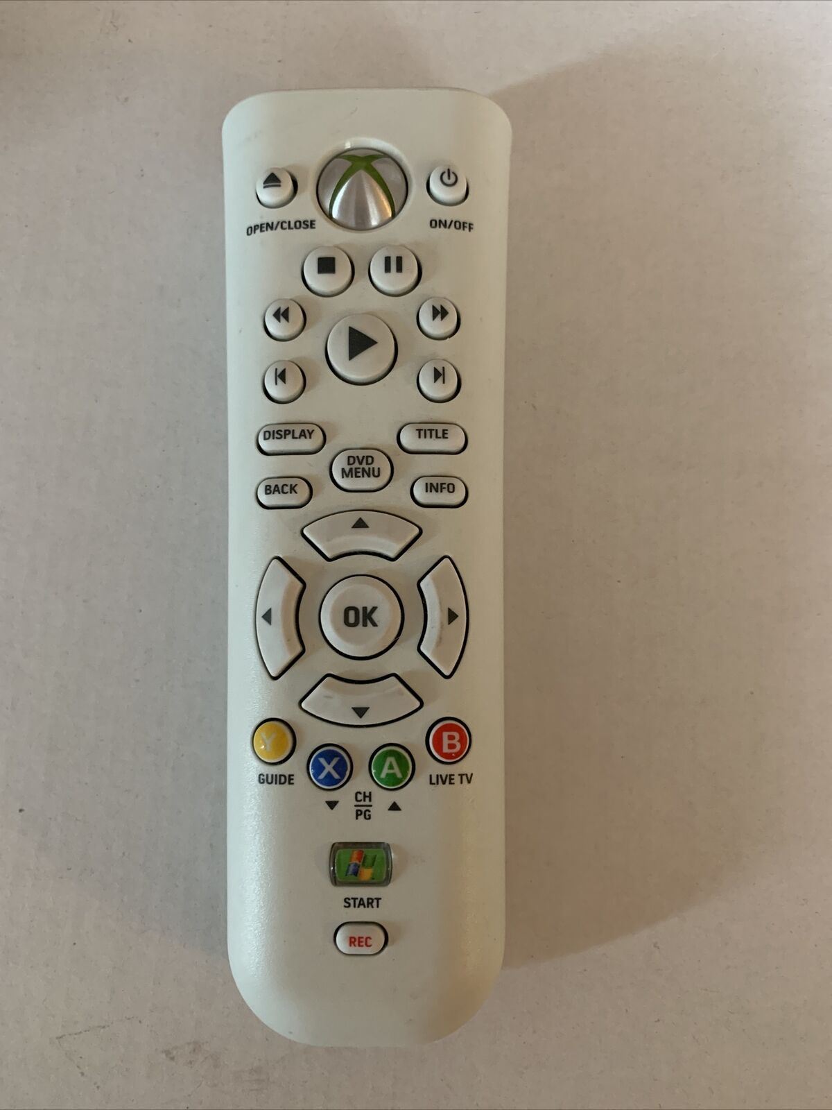 Genuine Microsoft Xbox 360 Media Remote  X803250-002