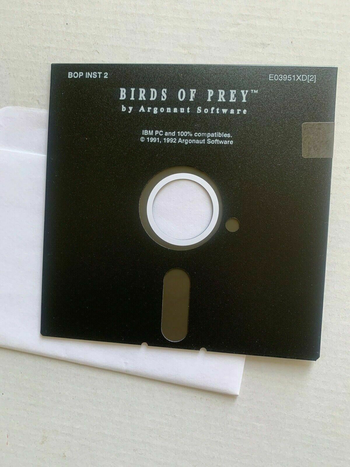 Birds Of Prey By Argonaut Software PC 1992 Simulator (5.25" Floppy Discs Only)