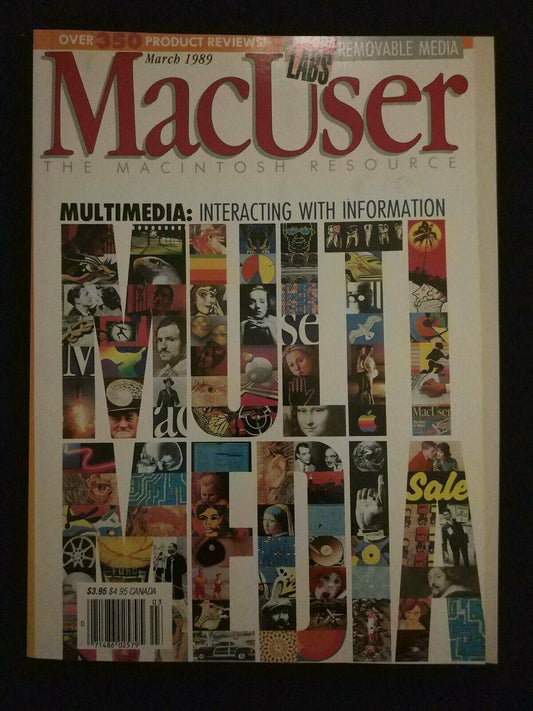 MacUser Magazine March 1989 - The Apple Macintosh Resource: multimedia