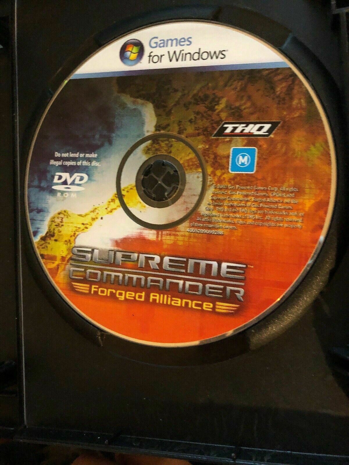 Supreme Commander: Forged Alliance - PC DVD Windows RTS Game With Manual