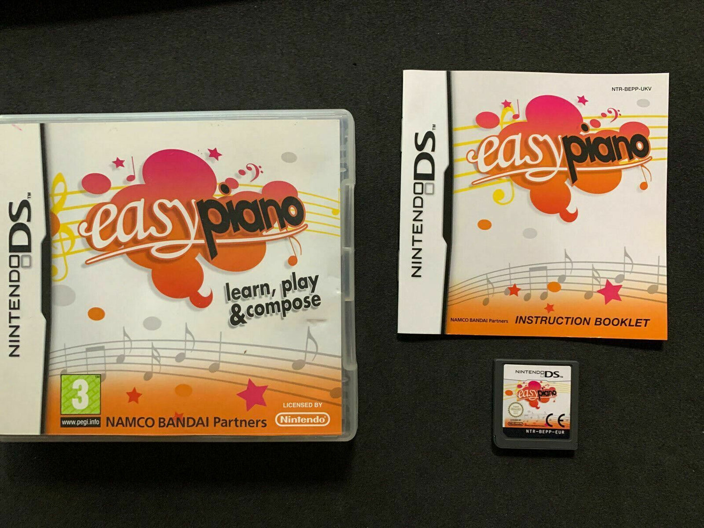 Easy Piano - Nintendo DS with Manual