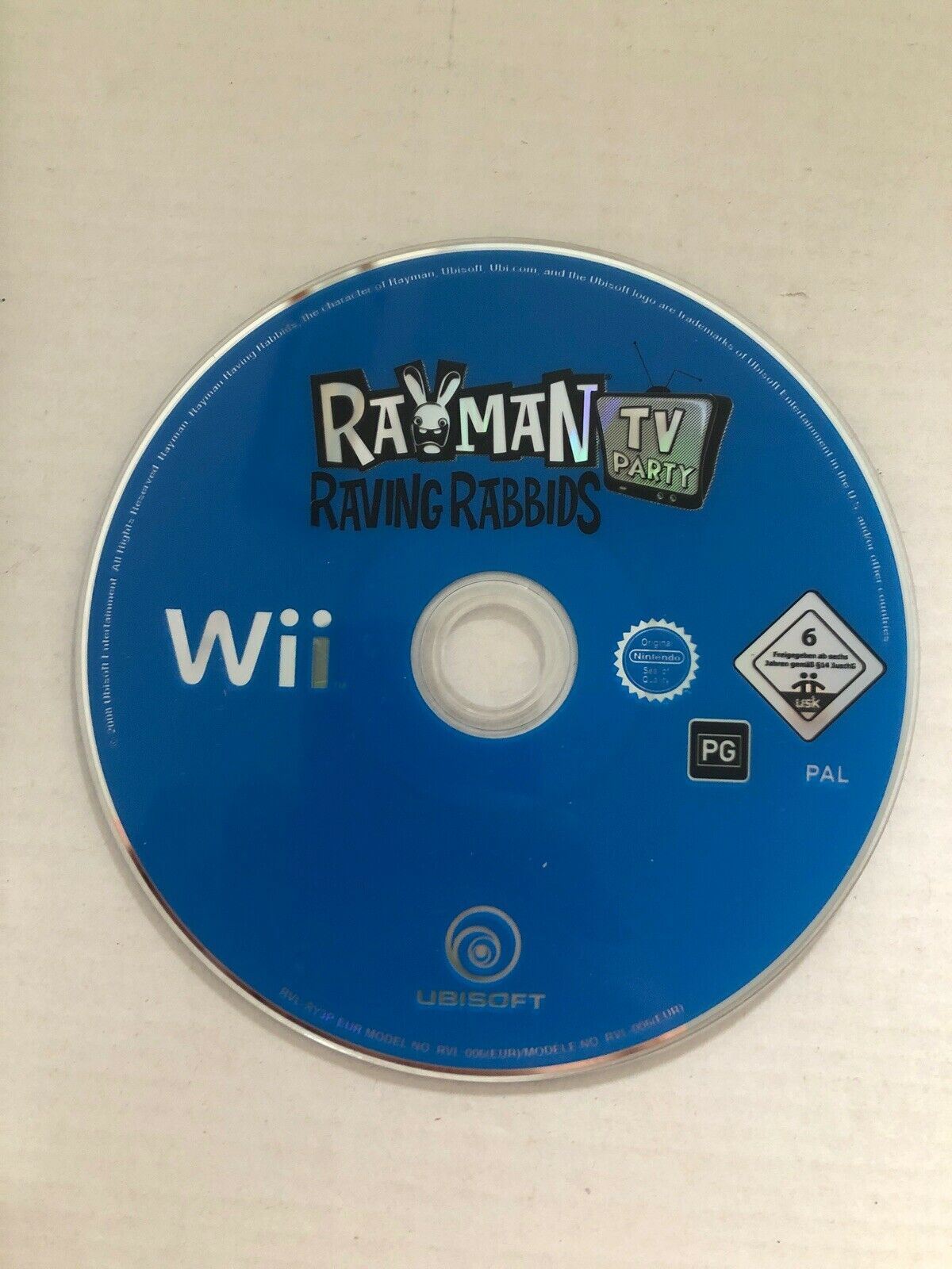 Rayman Raving Rabbids TV Party - Nintendo Wii PAL - Includes Manual