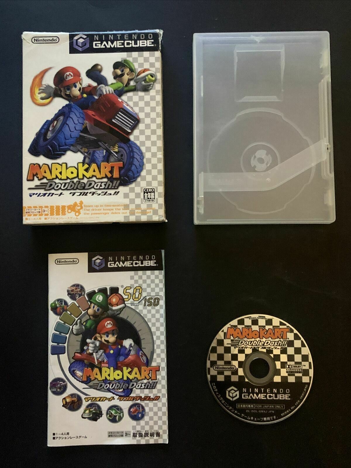 Mario Kart: Double Dash - Nintendo GameCube NTSC-J Japan with Manual