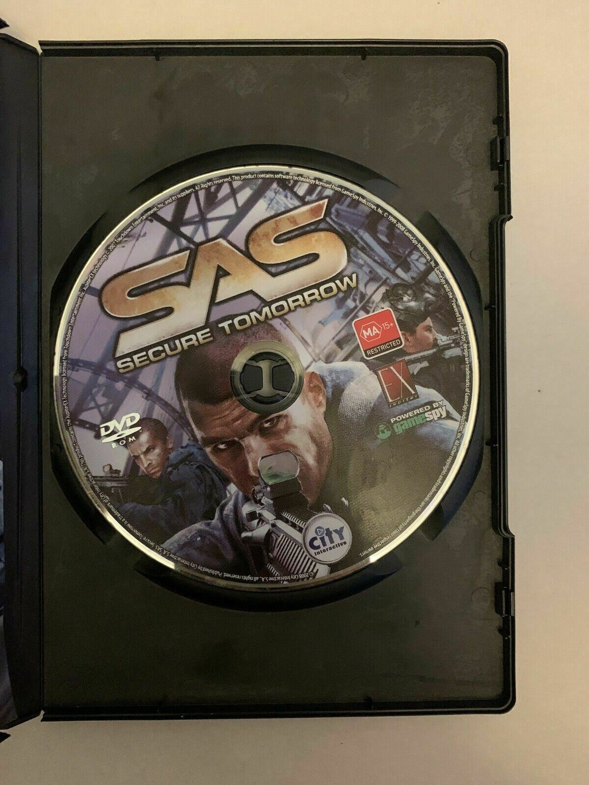 SAS Secure Tomorrow - PC Windows (2008, DVD) Tactical Shooter Game