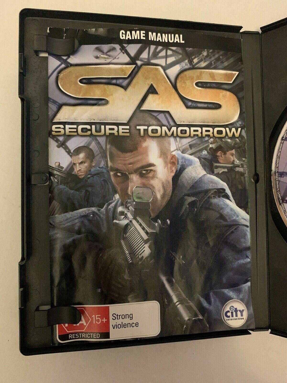 SAS Secure Tomorrow - PC Windows (2008, DVD) Tactical Shooter Game