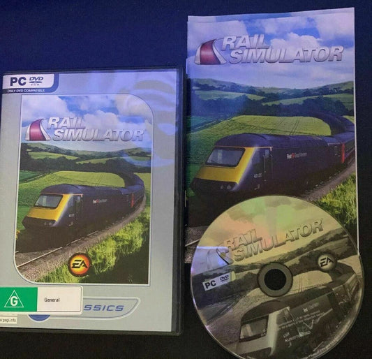 Rail Simulator PC DVD (2007) With Manual