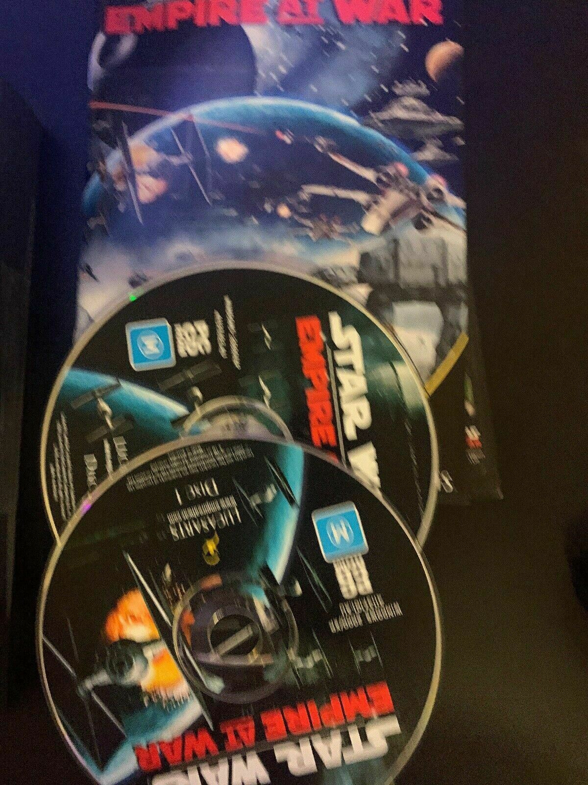 Star Wars Empire at War - Disc + Manual PC CDROM (2006) Real-time Strategy Game