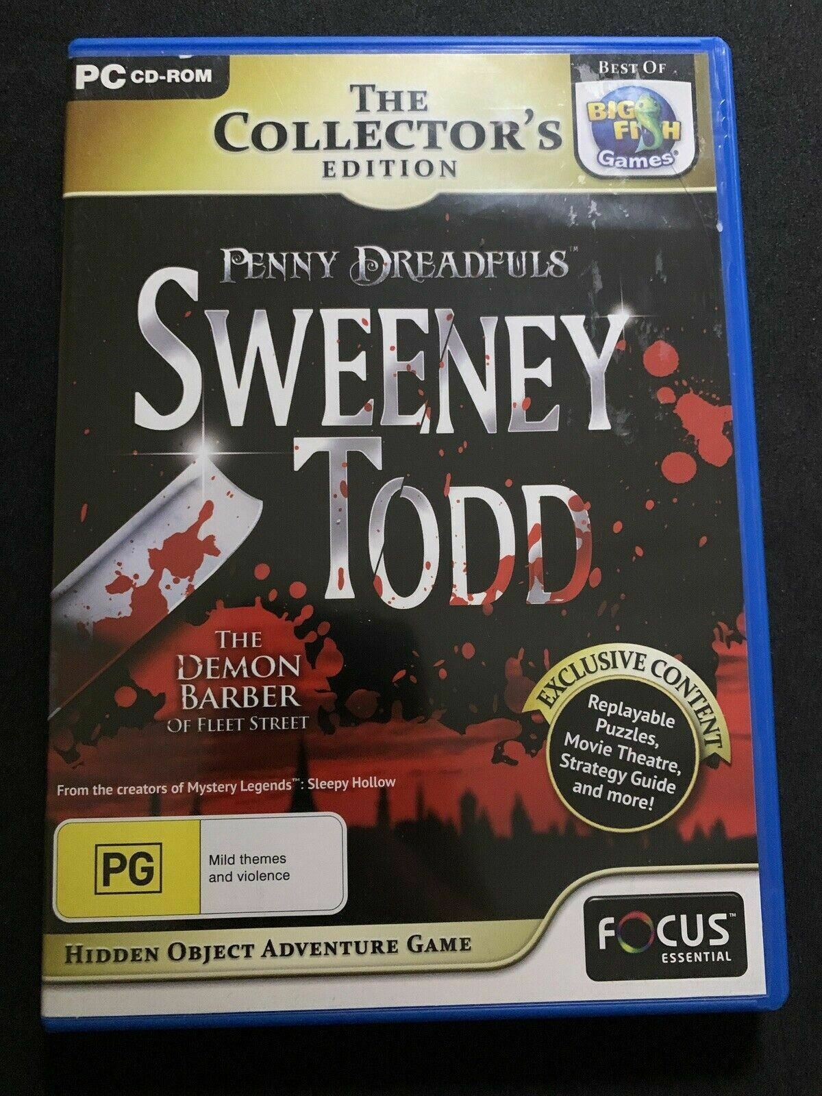 2x Hidden Object Games Vampire Saga 3: Break Out Deluxe Edition & Sweeny Todd PC
