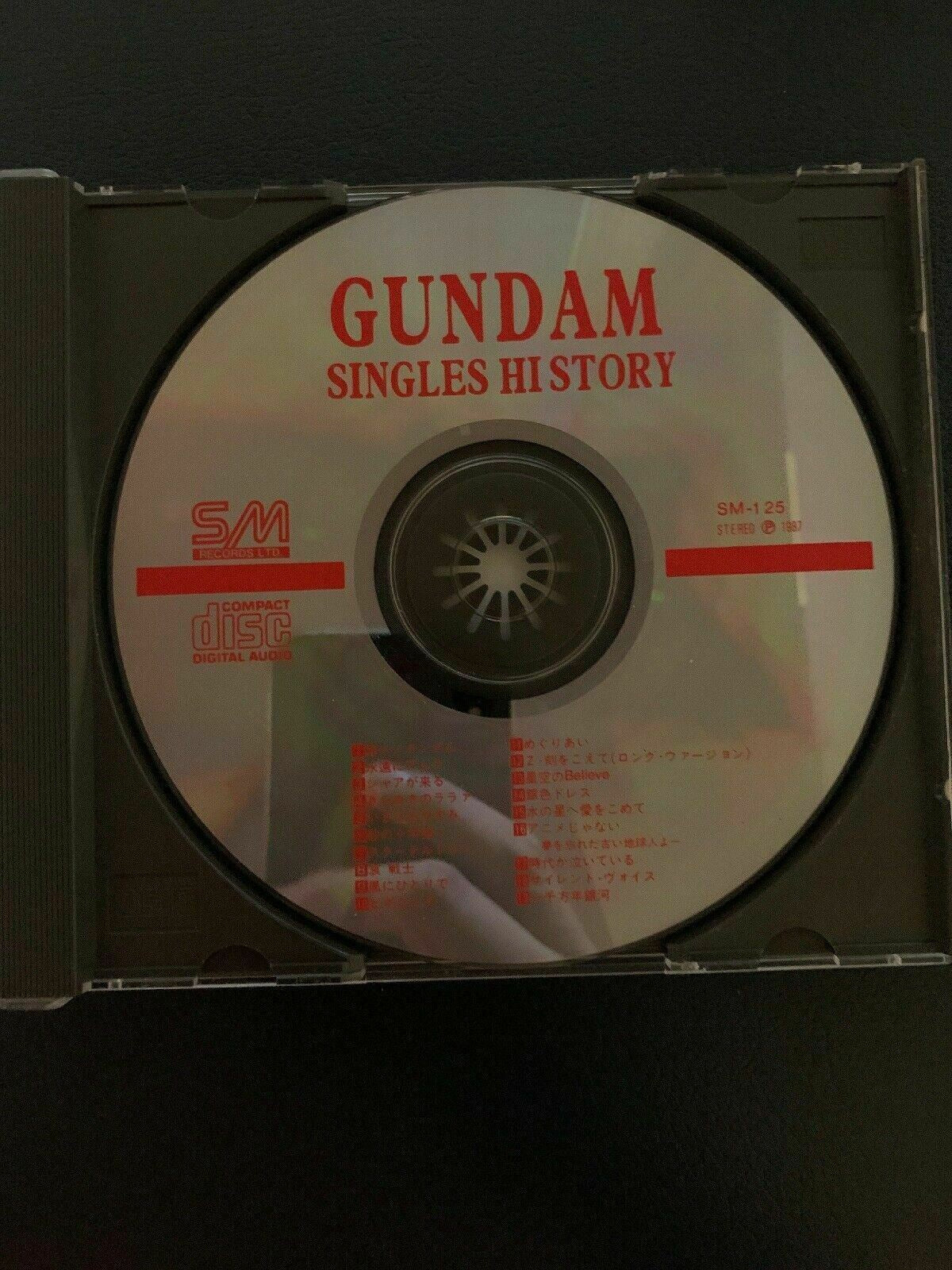 Gundam SINGLES HISTORY (CD AUDIO, 1987) Japan Music Japanese Anime