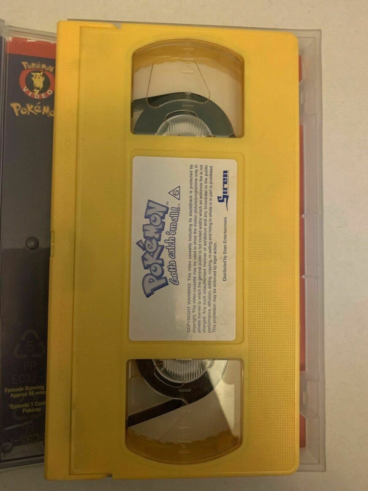 Pokémon The Great Race VHS PAL