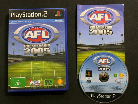 AFL Premiership 2005 (Sony PlayStation 2, 2005) Aussie Football PAL PS2 Game