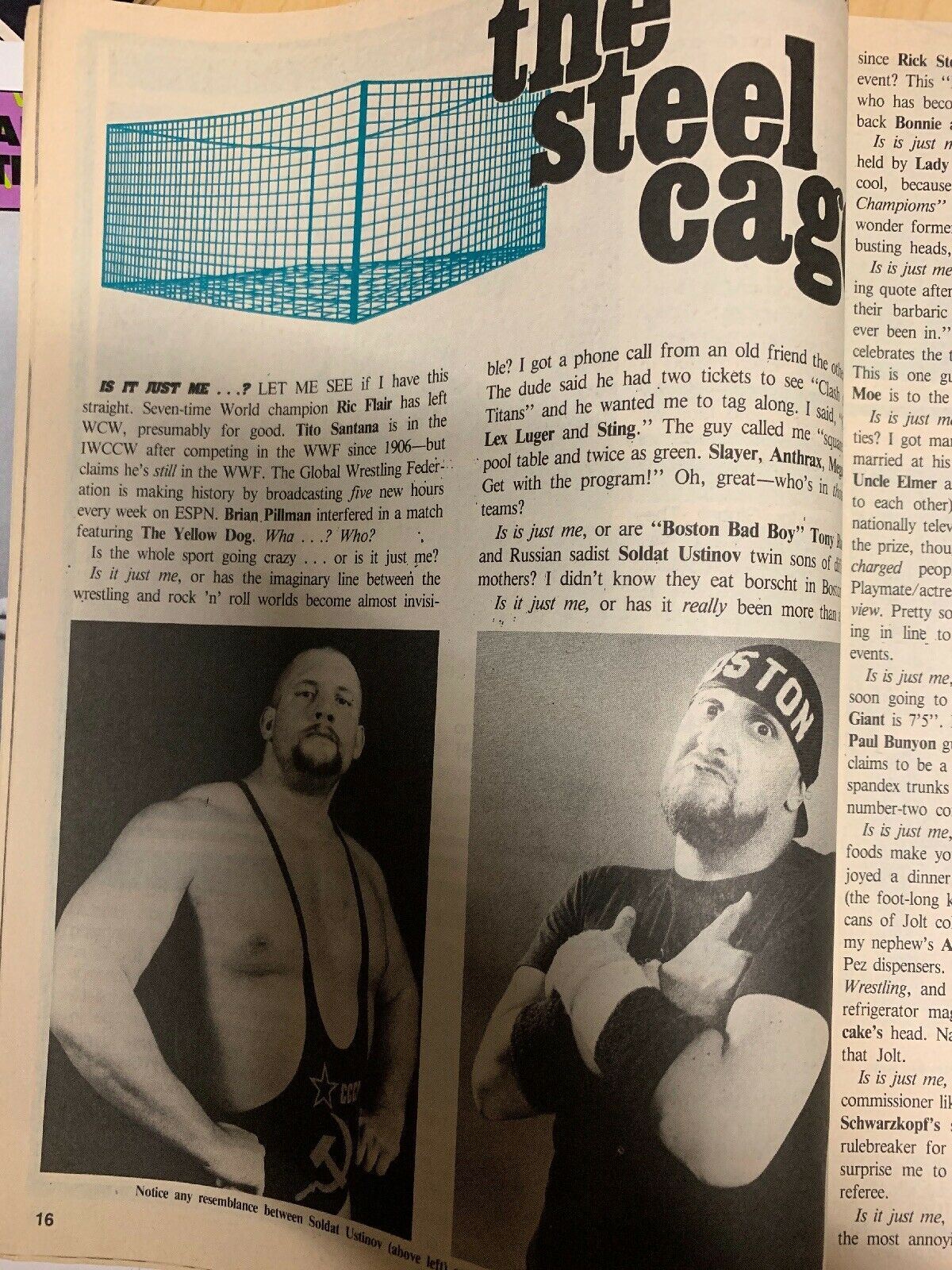 Pro Wrestling Illustrated Magazine November 1991 - Randy Savage, Macho Man