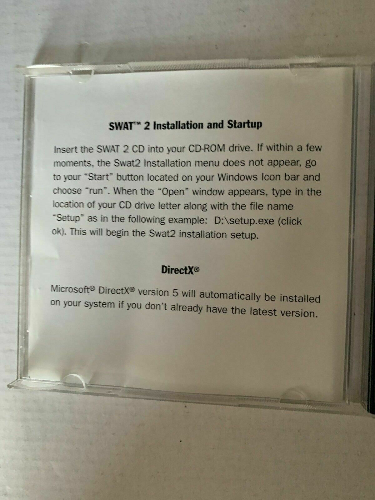 Police Quest: SWAT 2 (PC, 1998) Sierra