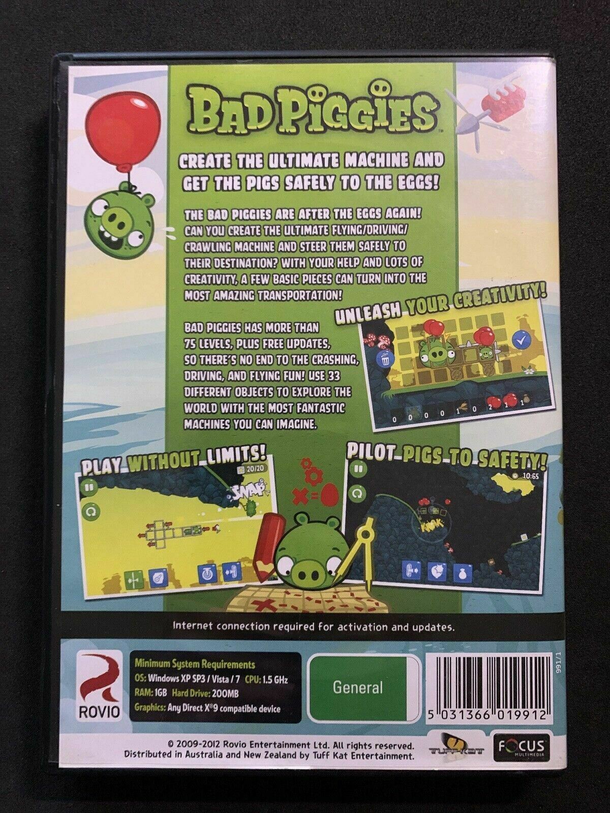 Bad Piggies PC CDROM Rovio Windows Game – Retro Unit