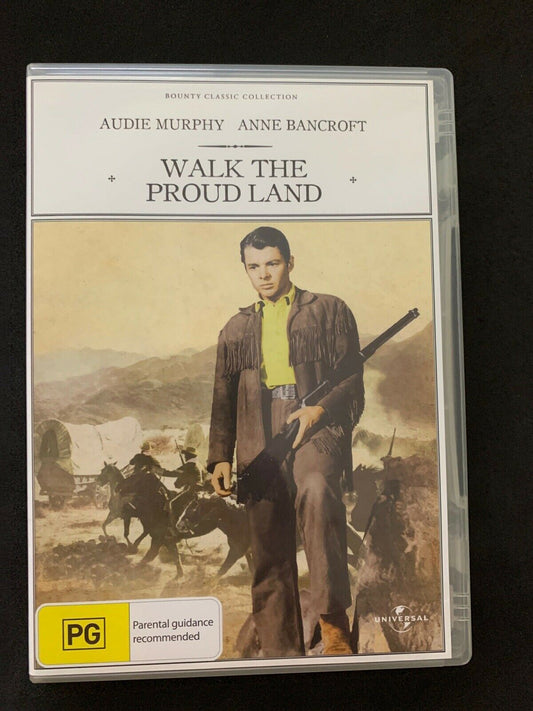Walk the Proud Land (DVD, 1956) Audie Murphy, Anne Bancroft, Pat Crowley