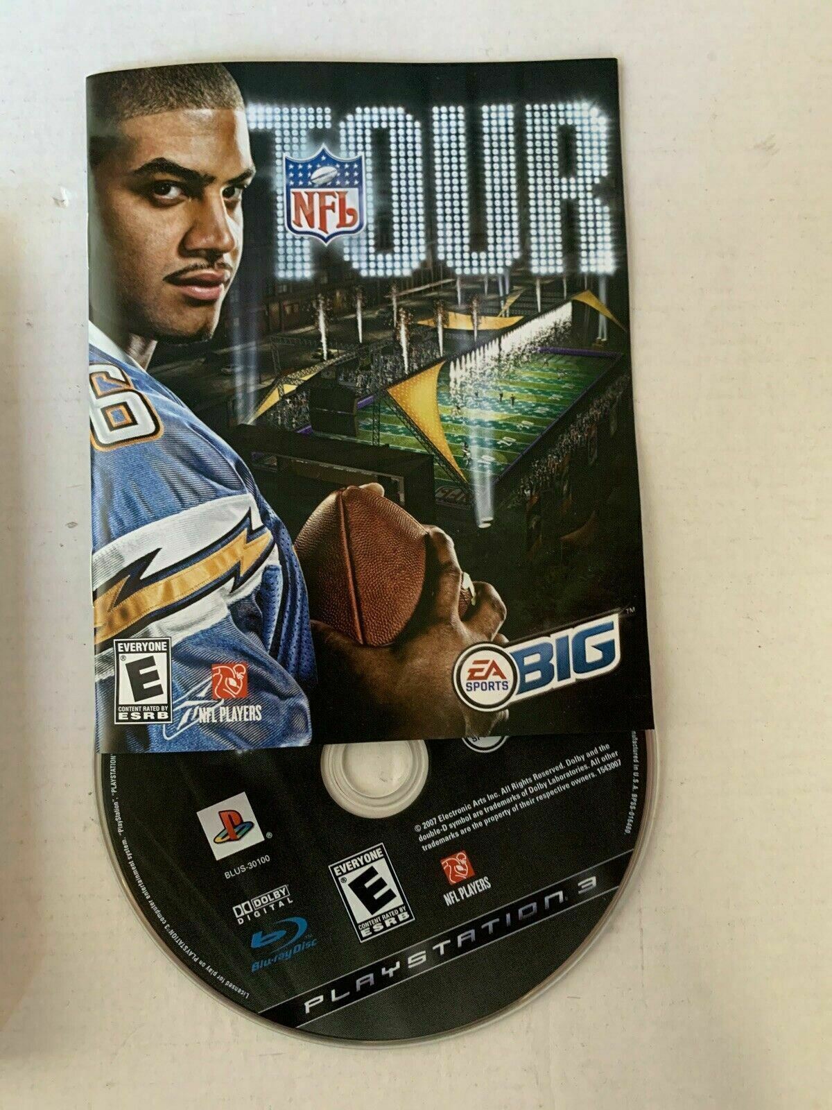 NFL Tour - Sony PlayStation 3 PS3 With Manual