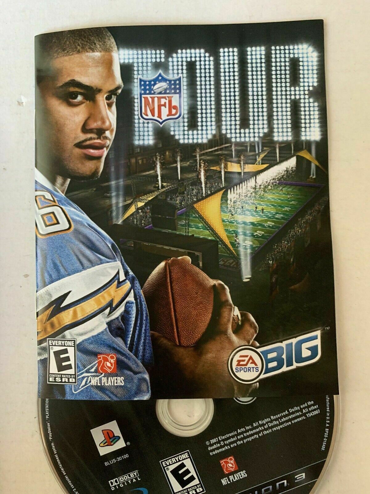 NFL Tour - Sony PlayStation 3 PS3 With Manual