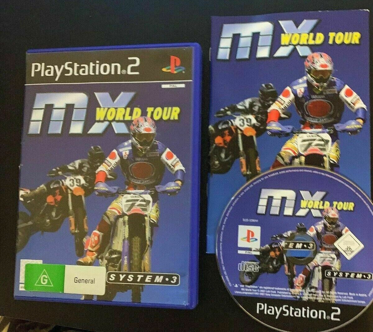 MX World Tour - PS2 Playstation 2 PAL Game with Manual