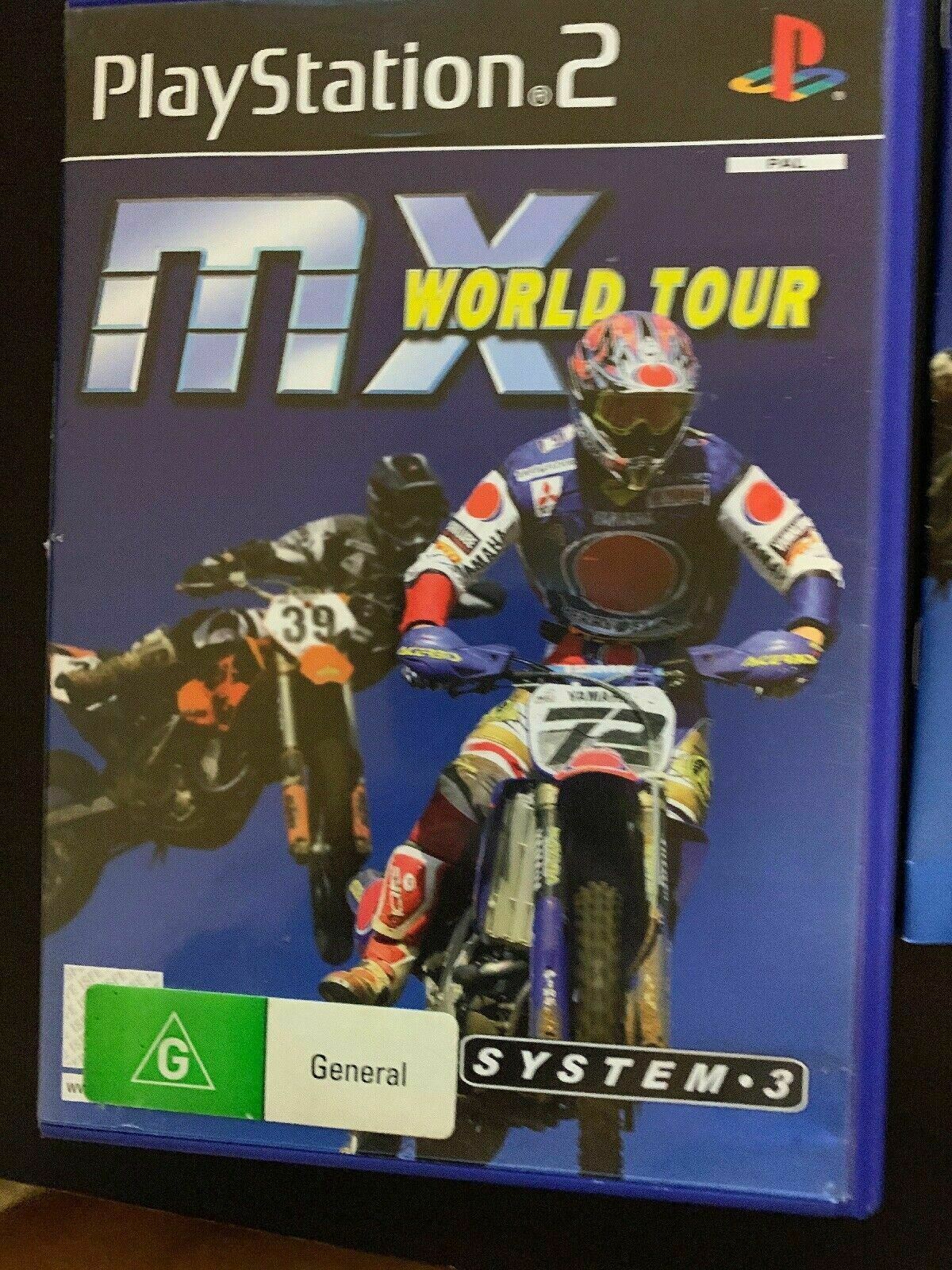 MX World Tour - PS2 Playstation 2 PAL Game with Manual