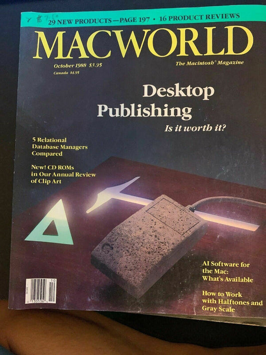 Macworld October 1988 The Macintosh Magazine Desktop Publishing