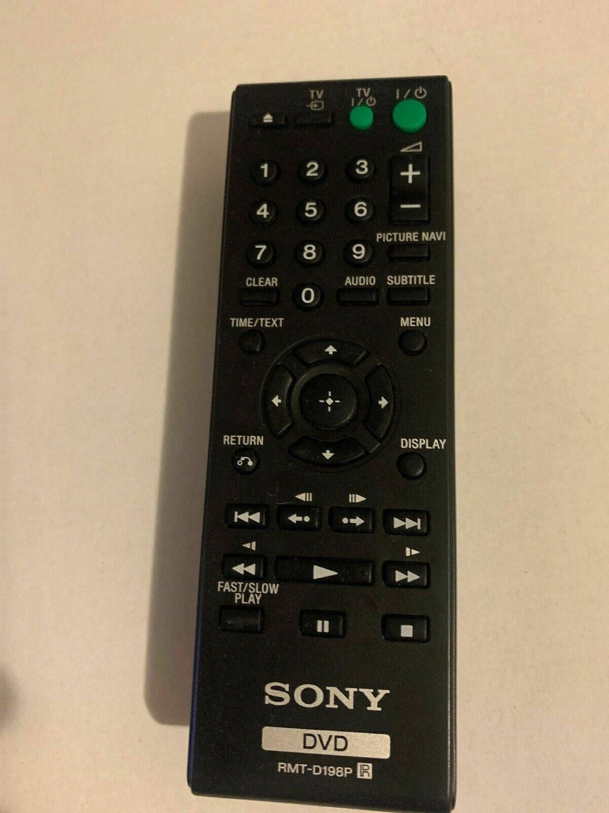 Genuine Sony RMT-D198P DVD Player Remote For DVP-SR170 DVP-SR760 DVP-SR160/SR150