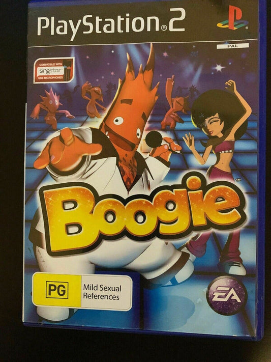 Boogie - Music Dancing & Karaoke Sony Playstation 2 PS2 PAL Game