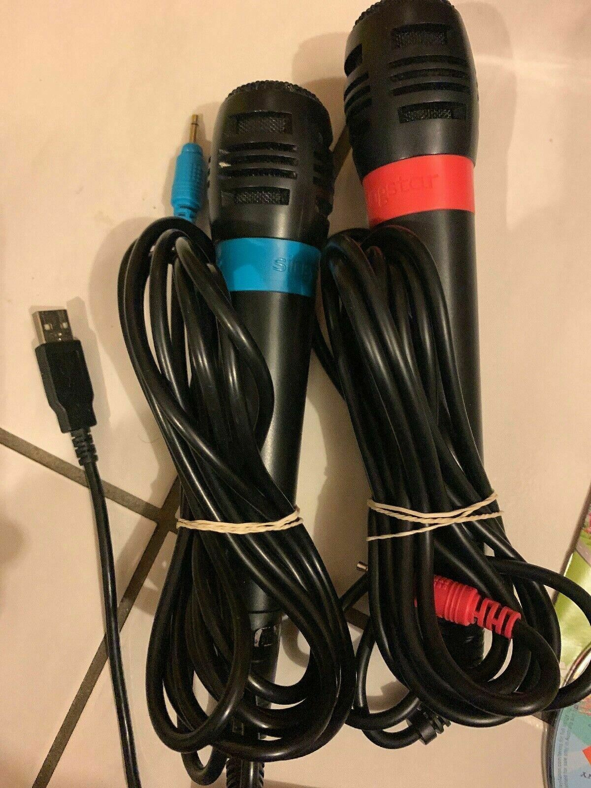 SingStar THE WIGGLES Sony PS2  With 2 Genuine Microphones SingStar USB Converter