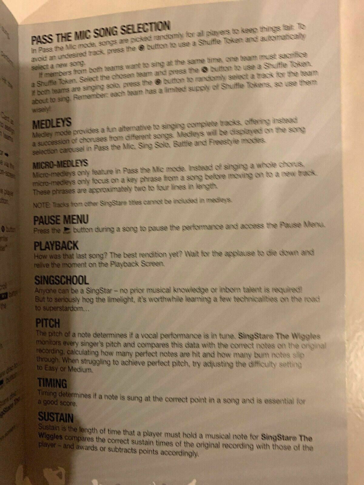 SingStar THE WIGGLES Sony PS2  With 2 Genuine Microphones SingStar USB Converter