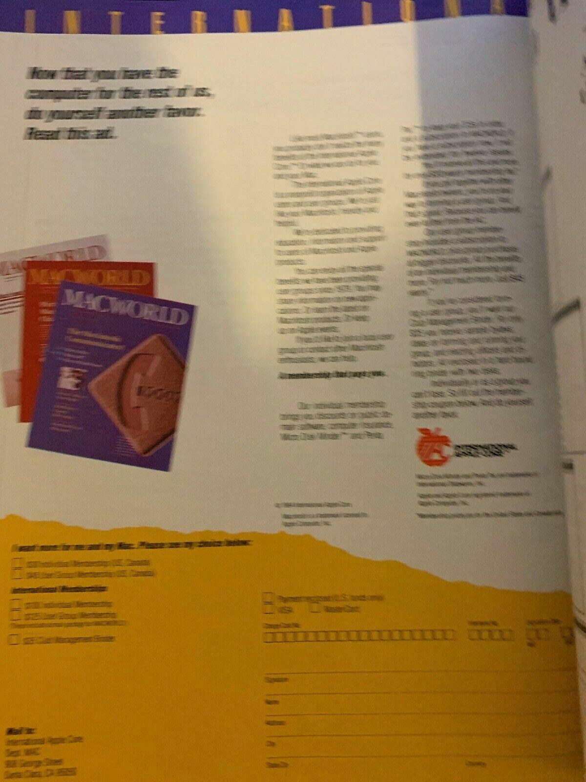 Macworld November 1985 The Macintosh Magazine Animated Pictures First Mac Flip