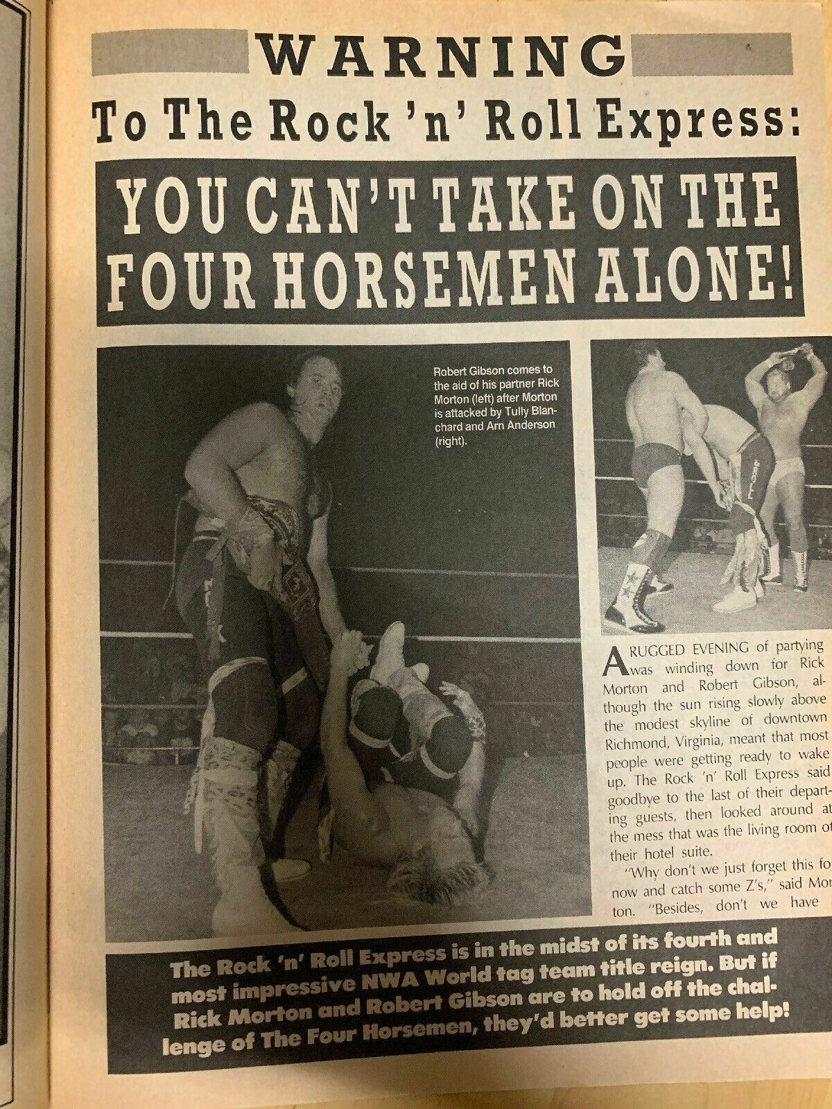 Inside Wrestling Magazine January 1988 Is Hulk Hogan Bored with the WWF Title?