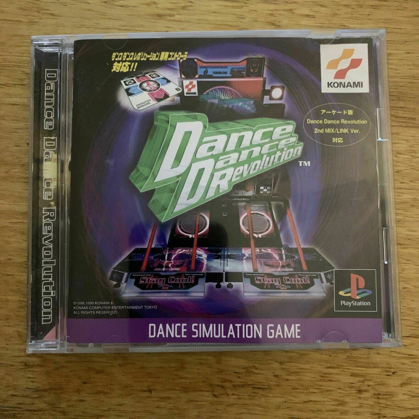 Dance Dance Revolution - Playstation PS1 NTSC-J Japan Konami Music Dance Game